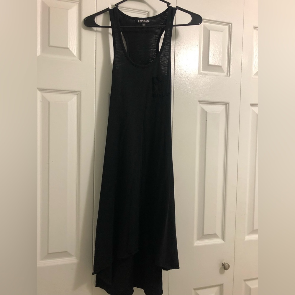 Express Black Racerback Swim Coverup Dress